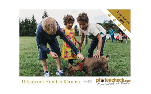 Dorf Schönleitn Familien Fun Woche, Angebot für den Urlaub mit Hund in Kärnten.